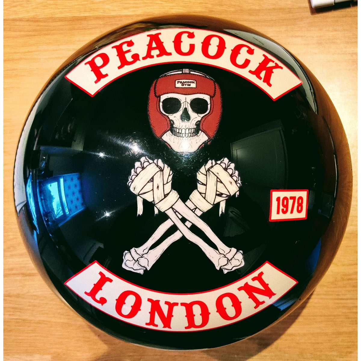 Personalised Bowling Ball for Peacock London