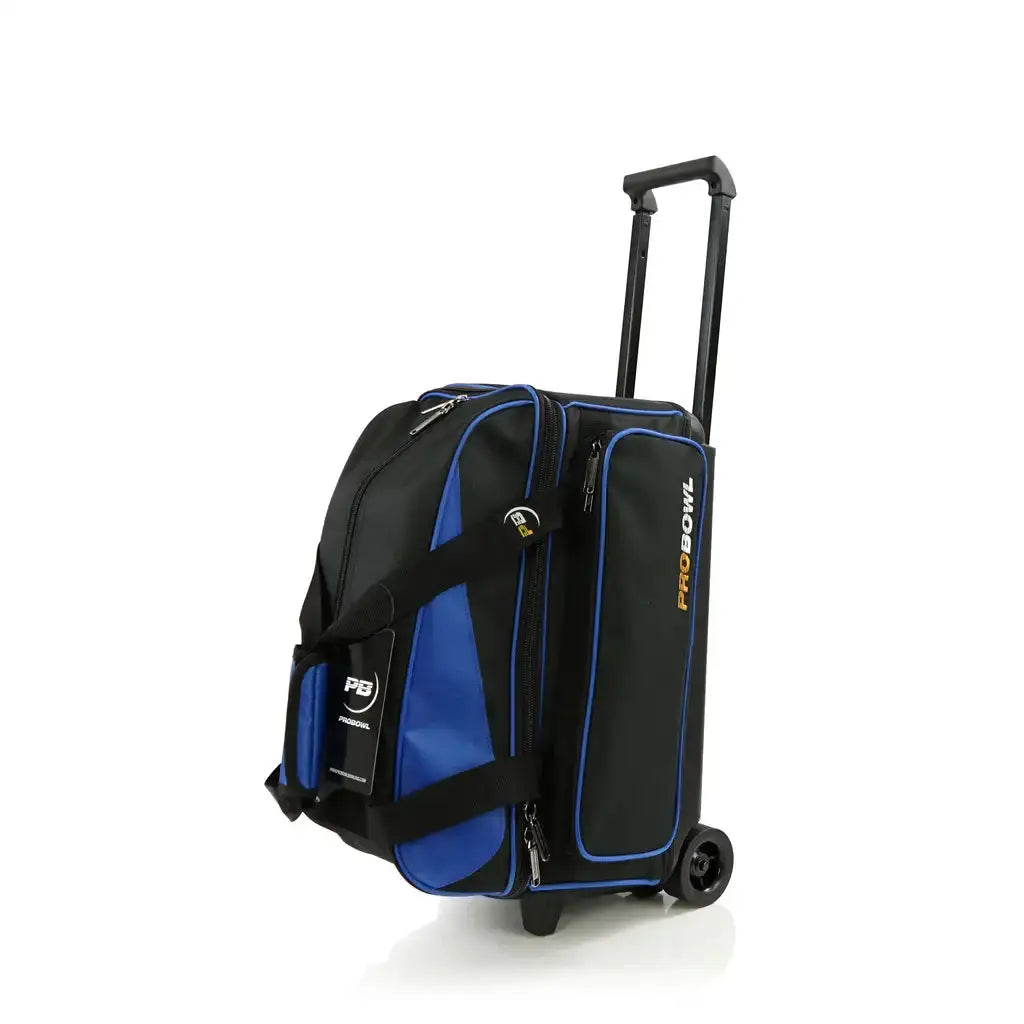 Pro Bowl Double Ball Roller Bag Silver