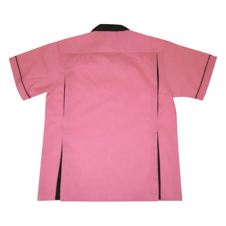 Pink Bowling Shirt, Bowling Shirt Small