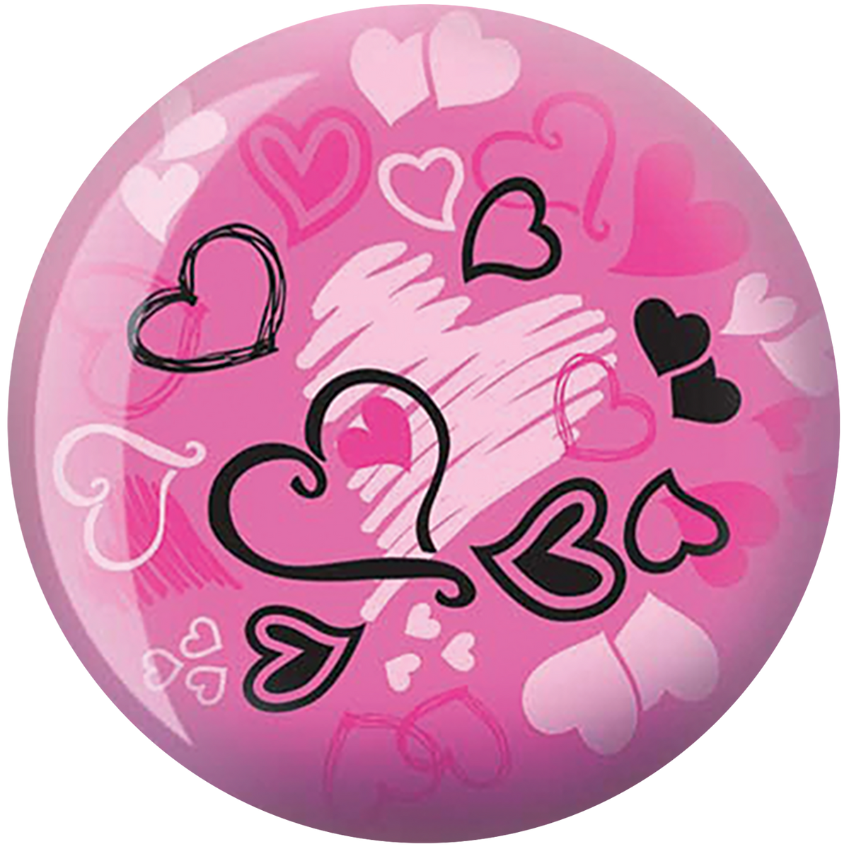 Brunswick Hearts Pink Bowling Ball